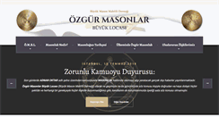 Desktop Screenshot of mason-mahfili.org.tr